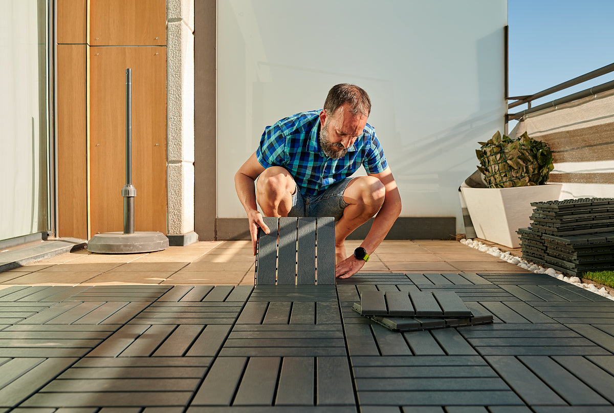 Transform Your Space with Interlocking Wood Tiles: A DIY Adventure!