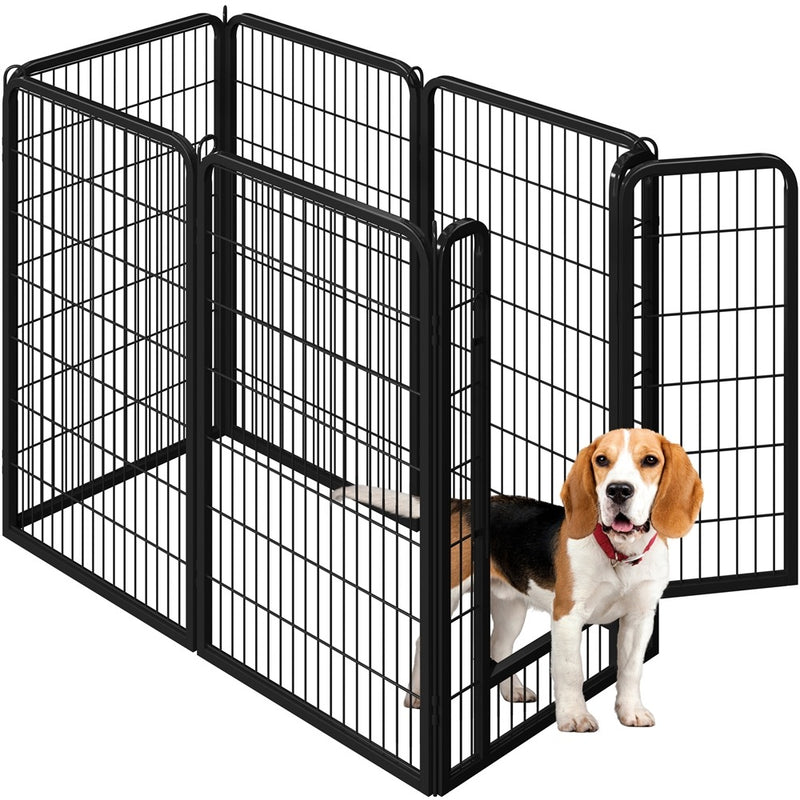 Yaheetech 47.5″ Tall 6/8 Panels Dog Playpen Outdoor