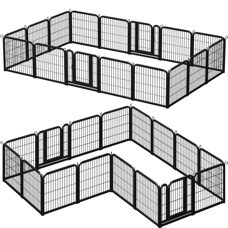 Yaheetech Dog Playpen Outdoor, 24 inch 16/12 Panels