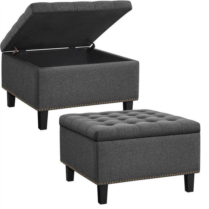 Yaheetech 28-inch Entryway Ottoman Bench with Storage