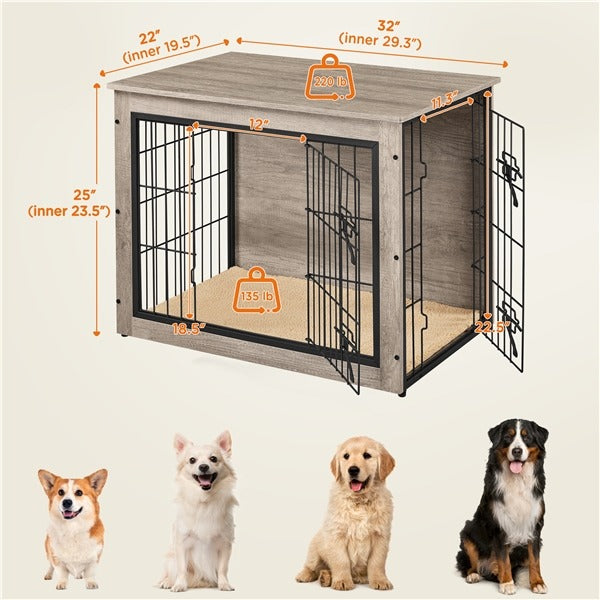 Yaheetech 32''/40'' Dog Crate Furniture