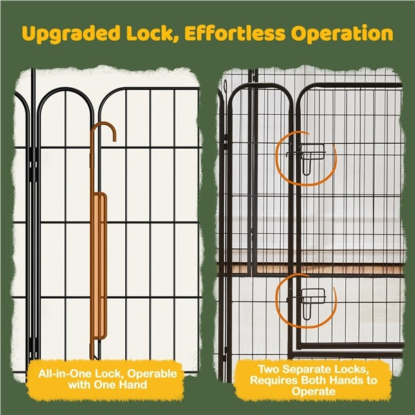 Yaheetech Expandable Dog Playpen, 16 Panel 24/32 inch