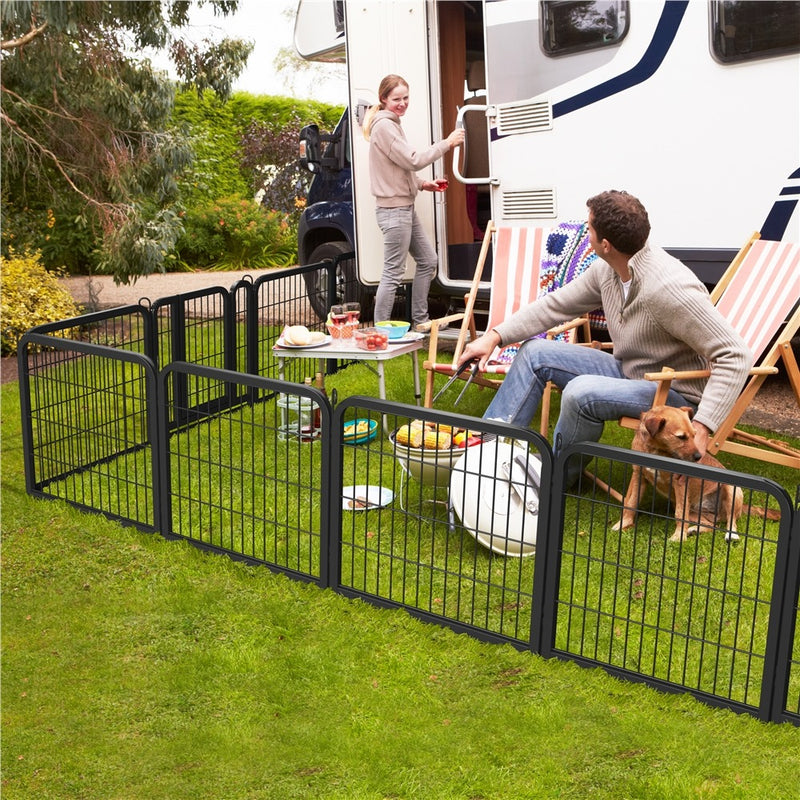 Yaheetech Dog Playpen Outdoor, 24 inch 16/12 Panels