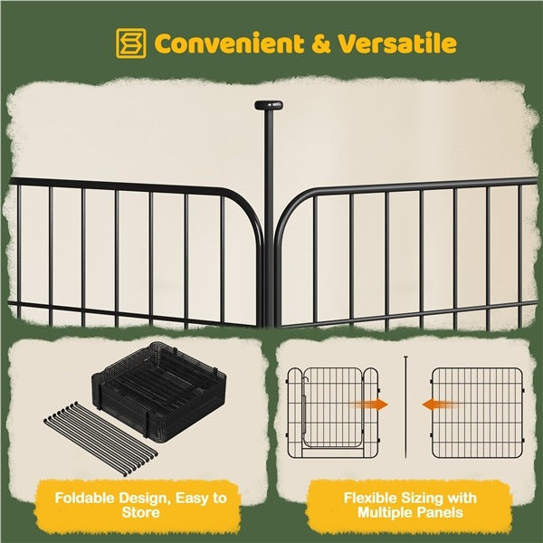 Yaheetech Expandable Dog Playpen, 16 Panel 24/32 inch