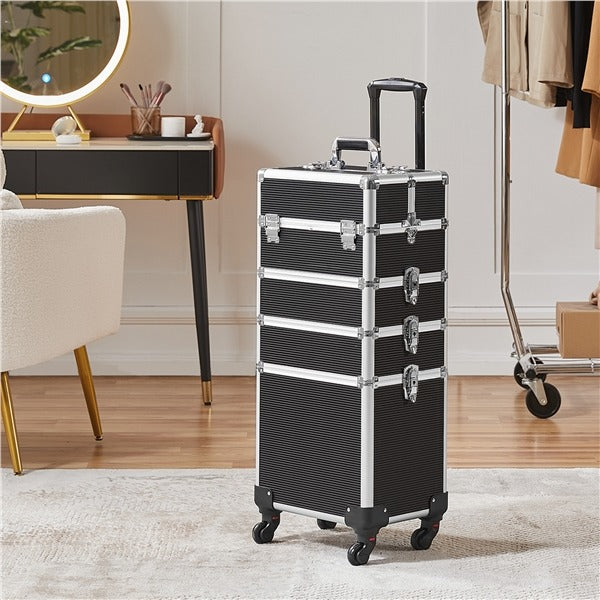 Yaheetech Professional Makeup Train Case 5 in 1