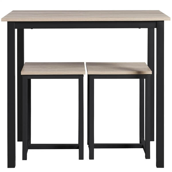 Yaheetech 3 Piece Dining Table Set