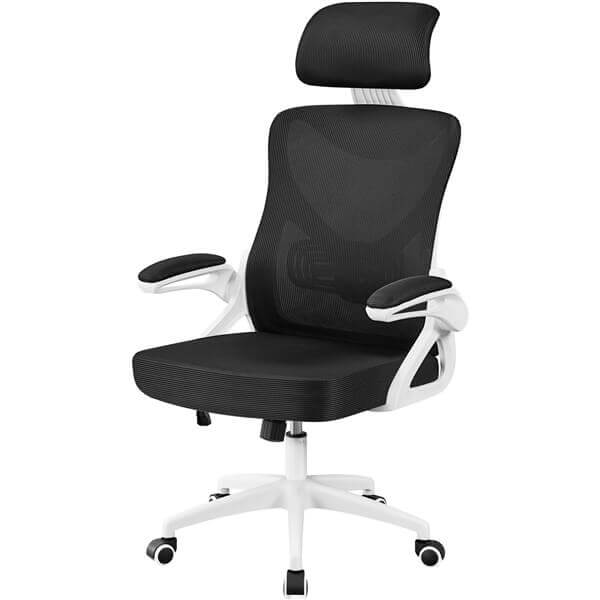 Yaheetech High Back Mesh Office Chair with 90° Flip-up Armrest