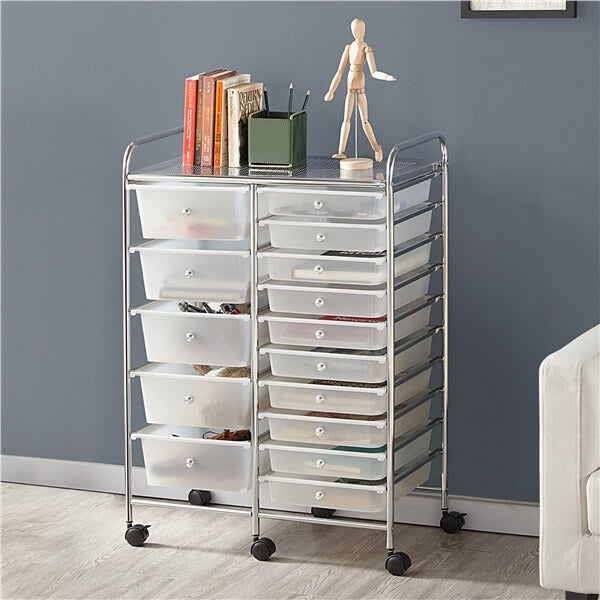 Yaheetech Utility Storage Cart with Wheels