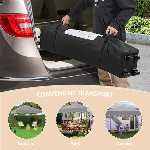 Yaheetech 10x10 1-Person Setup Pop Up Canopy Tent