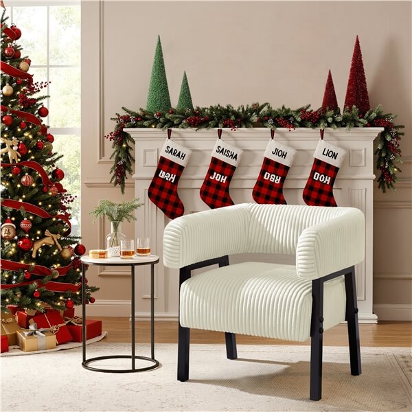 Yaheetech Accent Chair with Pocket Coiled Seat