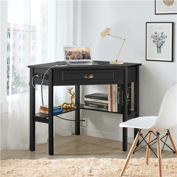 Yaheetech L Shaped Computer Corner Table