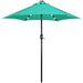 10 ft patio offset cantilever umbrella with solar lights