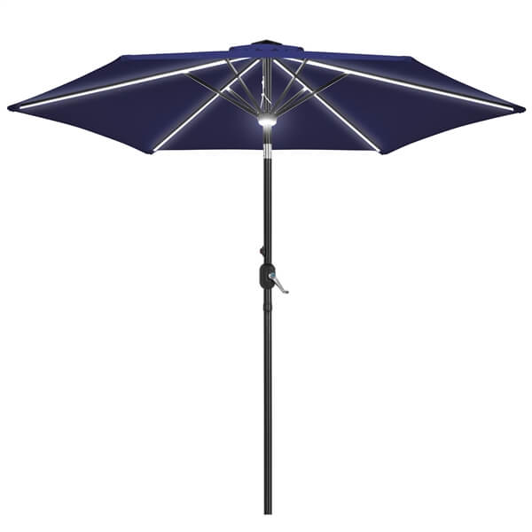 led offset patio umbrella