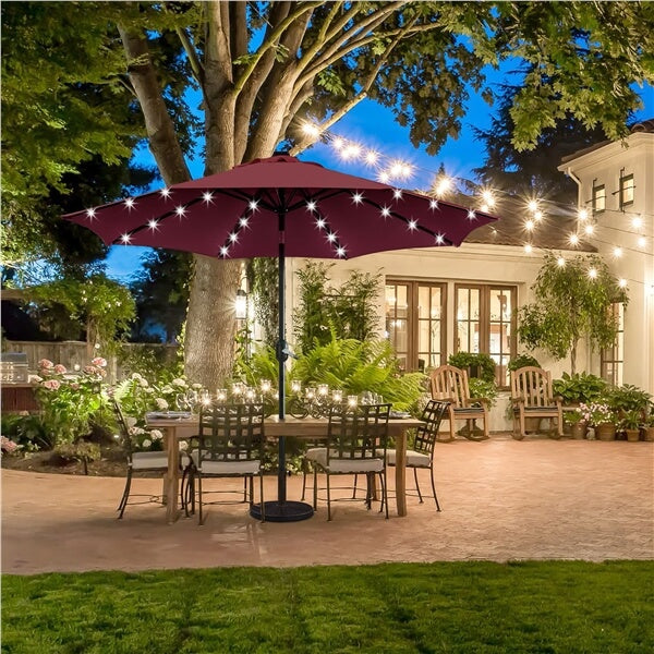 10 ft outdoor cantilever hanging patio umbrella