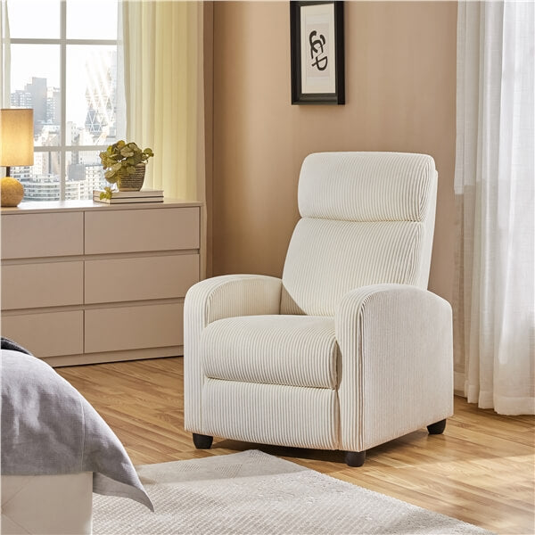 Yaheetech  Recliner Chair Corduroy Recliner Sofa