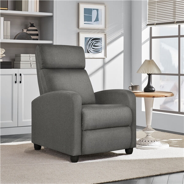 Yaheetech Modern Fabric Recliner Chair