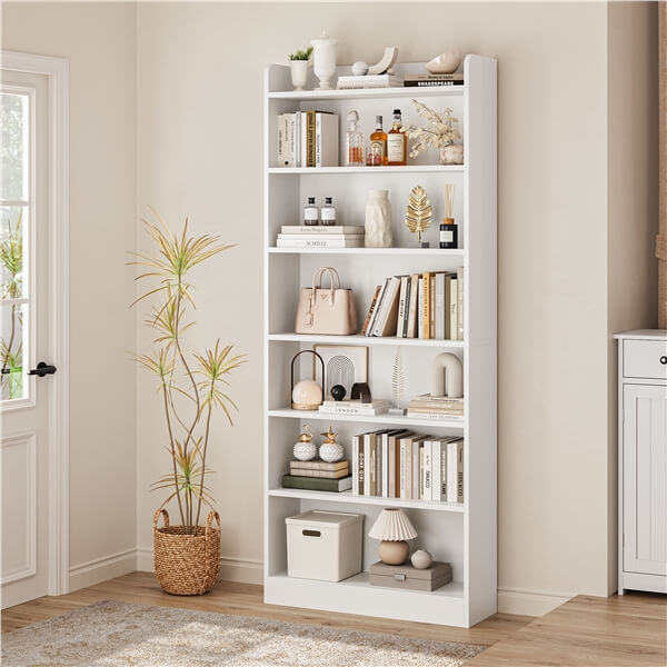 Yaheetech 7-layer Open Shelf Bookshelf