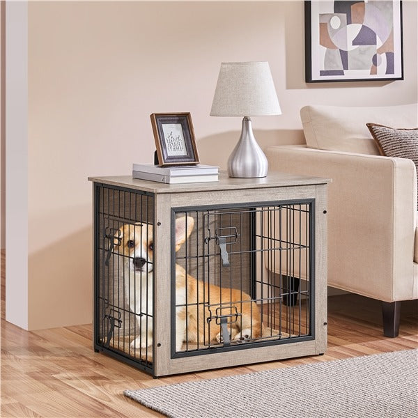 Yaheetech 27.5''/38'' Dog Crate Furniture with Cushion