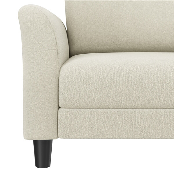 Yaheetech 2-Seater Fabric Couch with USB Charging Ports
