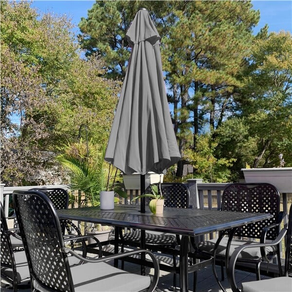 Yaheetech Patio Umbrella with Base Included