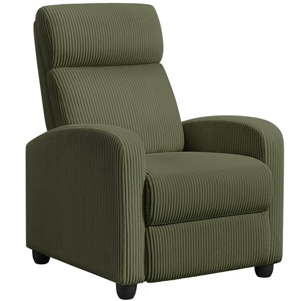 Yaheetech  Recliner Chair Corduroy Recliner Sofa