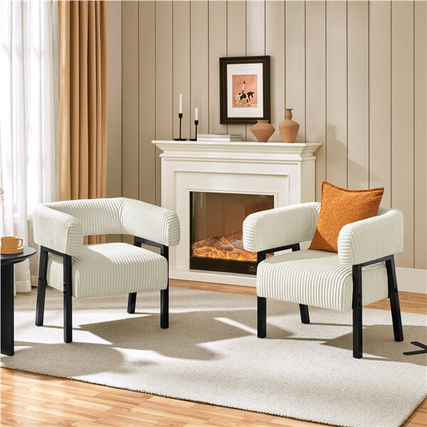 Yaheetech Accent Chair with Pocket Coiled Seat