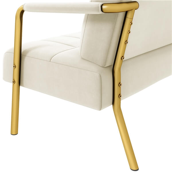 Yaheetech  30" W Modern Sofa Small Sofa Luxurious Velvet Fabric
