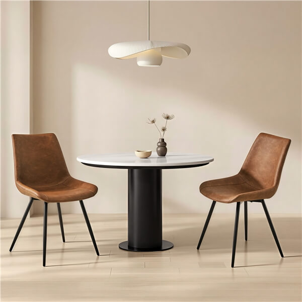 Yaheetech Dining Chairs Set of 2 Modern Upholstered Dining Room Chairs