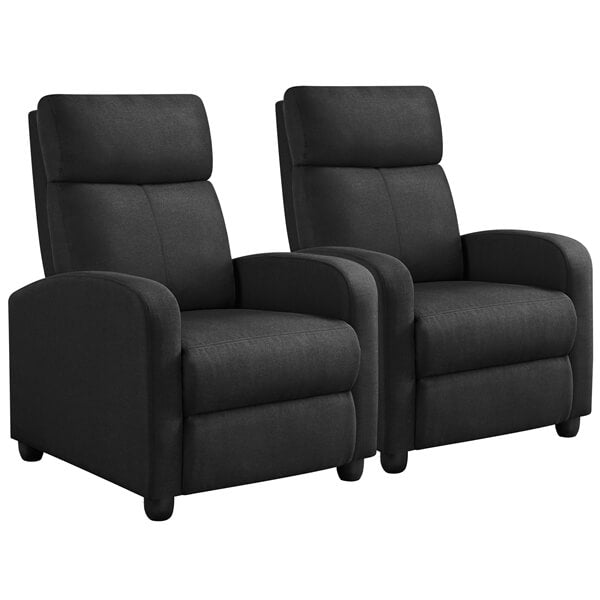 Yaheetech Modern Fabric Recliner Chair