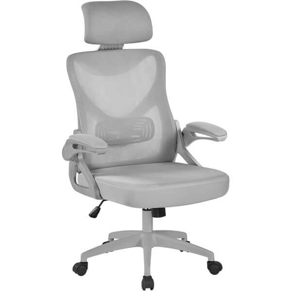 Yaheetech High Back Mesh Office Chair with 90° Flip-up Armrest