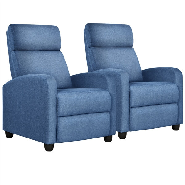 Yaheetech Modern Fabric Recliner Chair