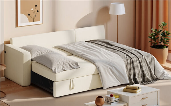Yaheetech Sectional Sofa L-Shaped Sofa Couch Bed