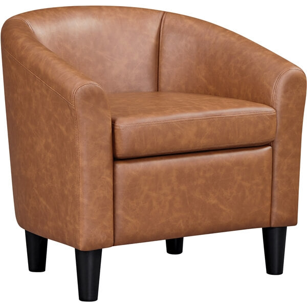 Yaheetech Upholstered Barrel Chair