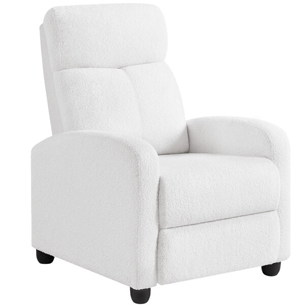 Yaheetech Fabric Pushback Recliner Chair