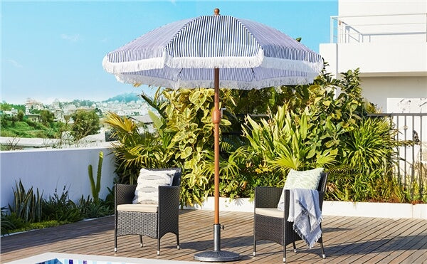 Yaheetech7.5ft Eight-Rib Holiday Style Patio Umbrella