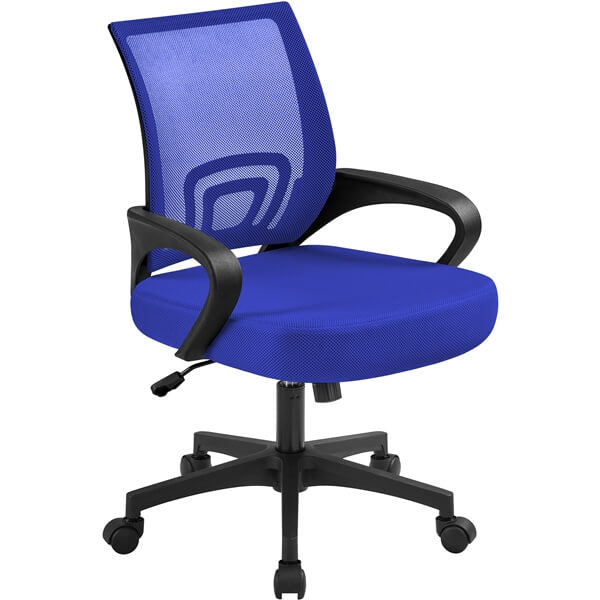 Yaheetech Mid-Back Mesh Office Chair