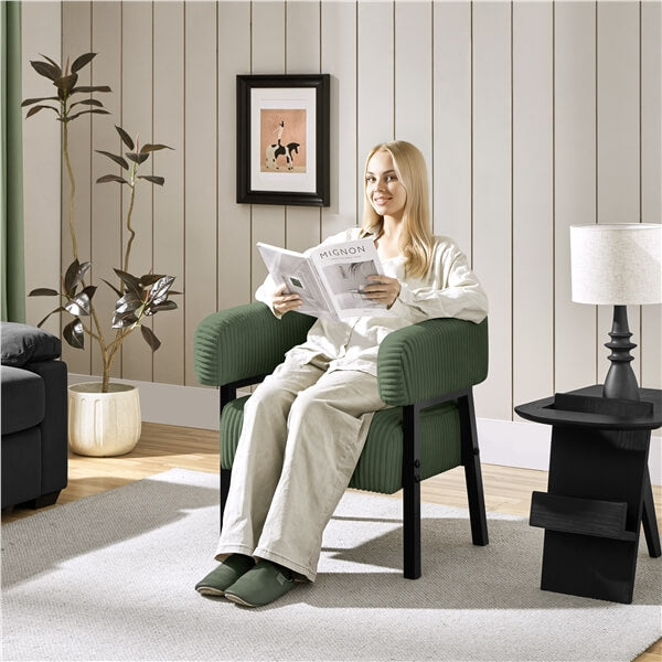 Yaheetech Accent Chair with Pocket Coiled Seat