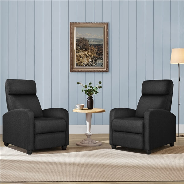 Yaheetech Modern Fabric Recliner Chair