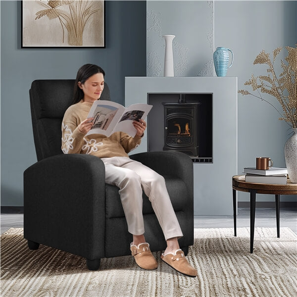 Yaheetech Modern Fabric Recliner Chair
