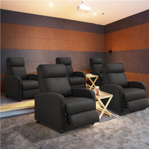 Yaheetech Modern Fabric Recliner Chair