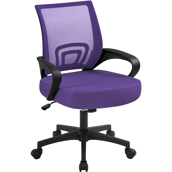 Yaheetech Mid-Back Mesh Office Chair