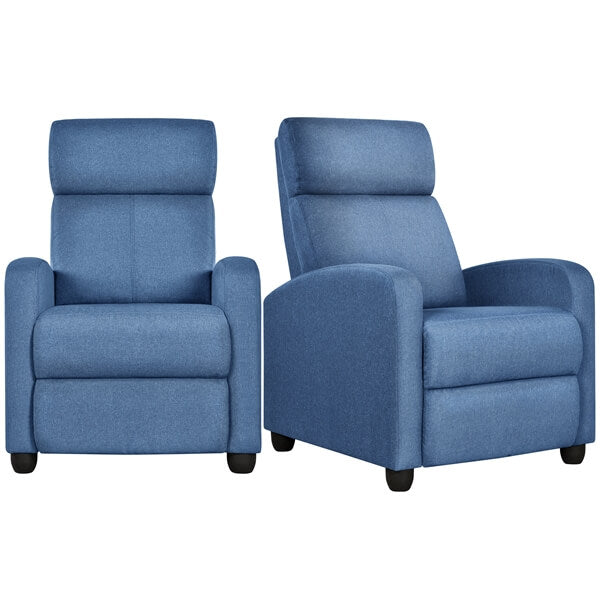 Yaheetech Modern Fabric Recliner Chair