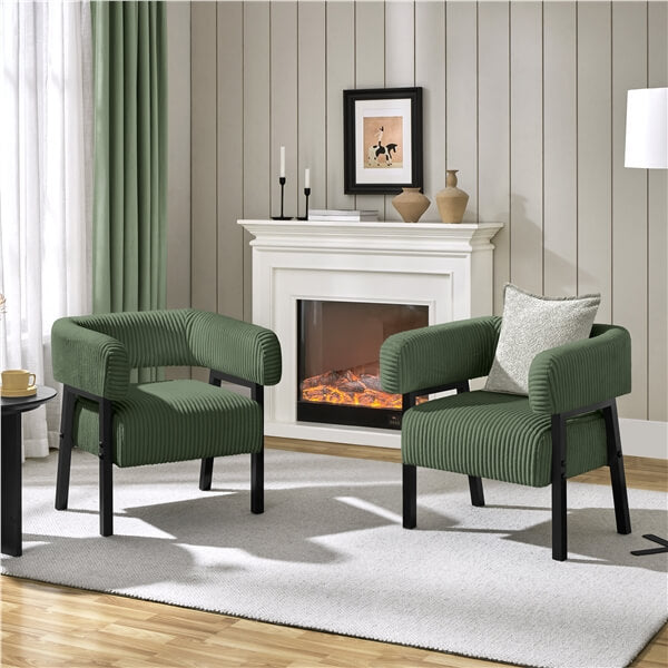 Yaheetech Accent Chair with Pocket Coiled Seat