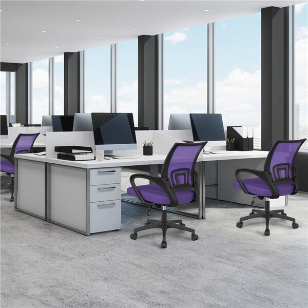 Yaheetech Mid-Back Mesh Office Chair