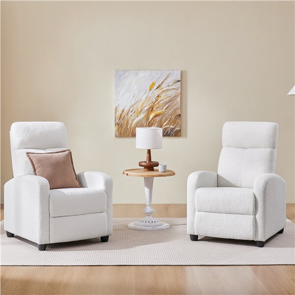 Yaheetech Fabric Pushback Recliner Chair