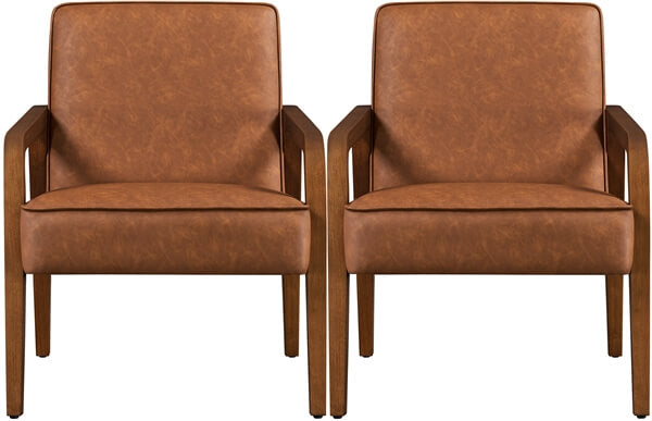 Yaheetech Mid-Century Modern Upholstered Lounge Chair