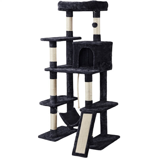 Yaheetech  63″ Tall Multilevel Cat Tree