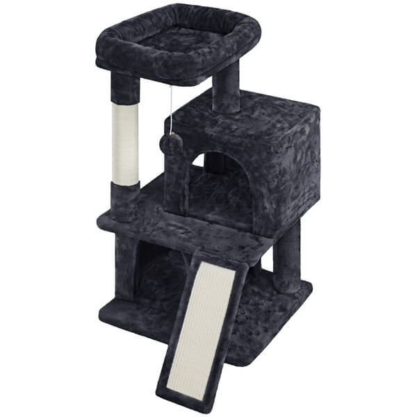 57.5'' Height Cat Tree Condo Kitten Tree Tower