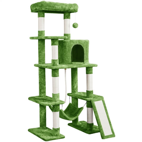 Yaheetech  63″ Tall Multilevel Cat Tree