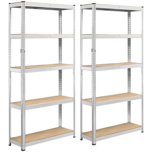 Yaheetech Heavy-Duty 5-Tier Steel Shelving Unit